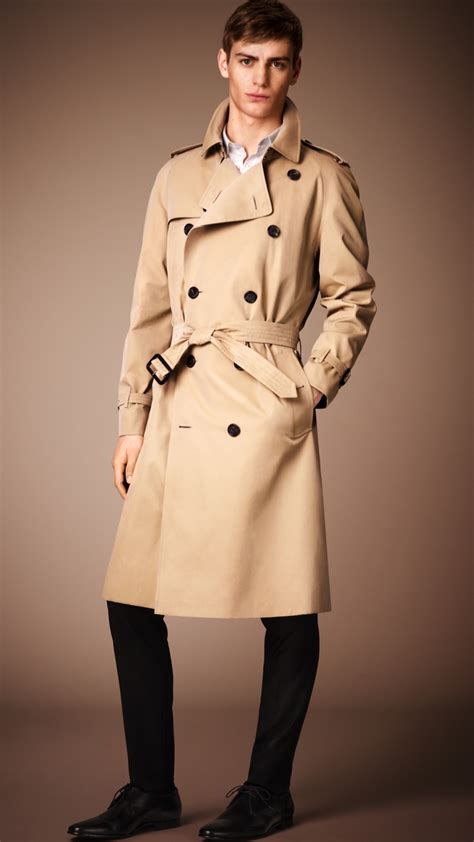 authentic Burberry men trench coat